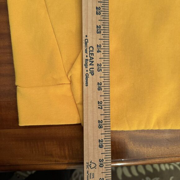 NHL Nashville Predators‎ Hoodie Large 42/44 Yellow Pullover Sweatshirt Kangaroo - Picture 9 of 9